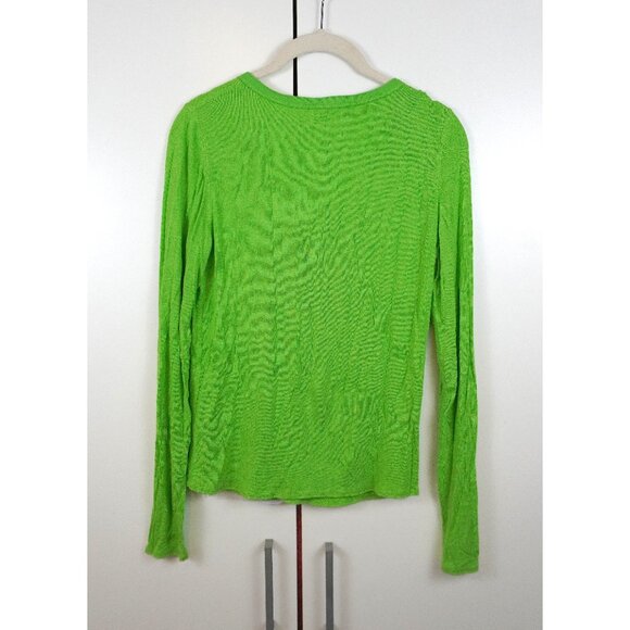 Wilfred Free "Sula" Long-Sleeve T-Shirt in "Neon Ivy" - Picture 6 of 6